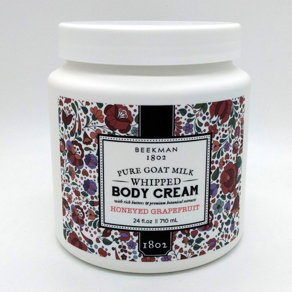 Beekman 1802 Supersize Jar Honeyed Grapefruit Goat Milk Body Cream 24oz Dry Skin